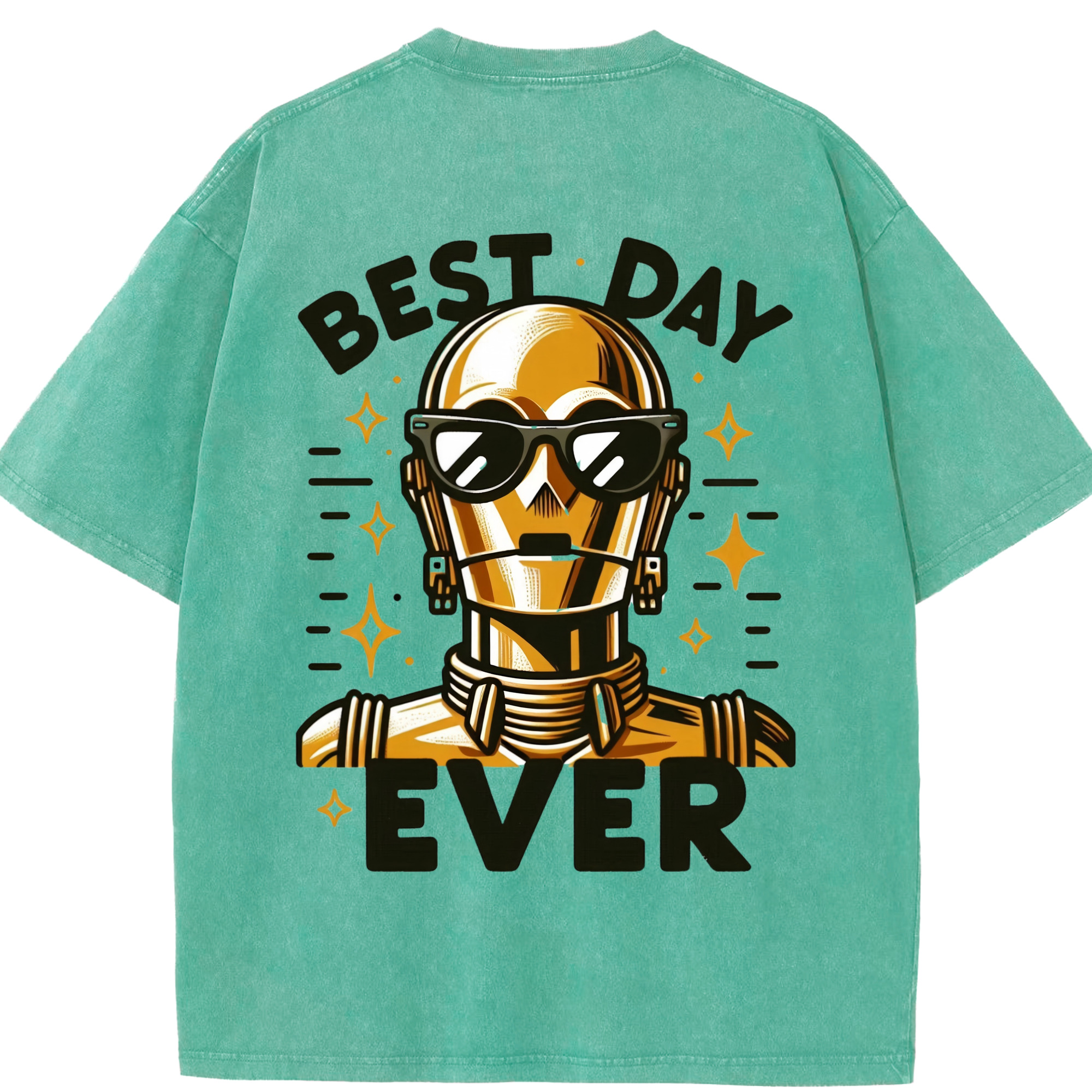 （画像用） スター・ウォーズ Star Wars 綿100% ヴィンテージ風 半袖Tシャツ（背面プリント）